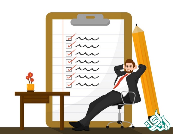 بررسی نهایی با چک لیست