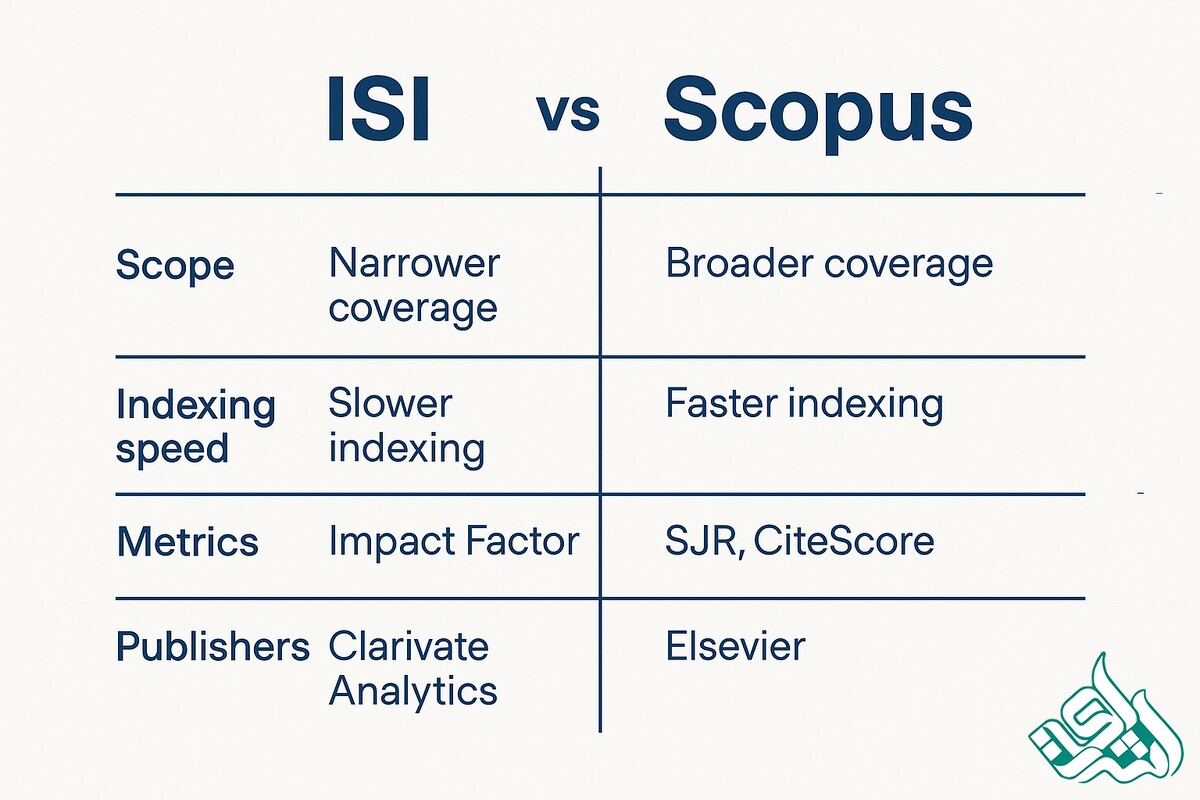 تفاوت ISI و SCOPUS