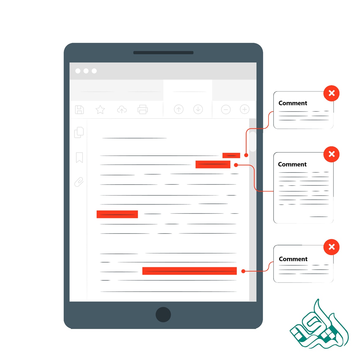کامنت داوران مقاله