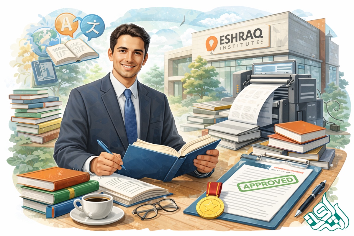 ترجمه و چاپ کتاب در اشراق