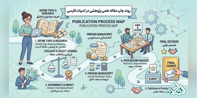 چاپ مقاله علمی پژوهشی در رشته ادبیات فارسی