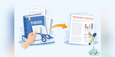 استخراج فوری مقاله از پایان‌نامه؛ راهنمای کامل تبدیل پایان‌نامه به مقاله علمی