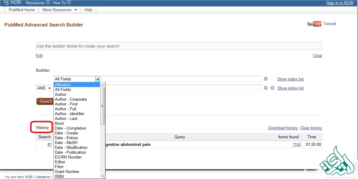 راهنمای جستجو مجلات پابمد