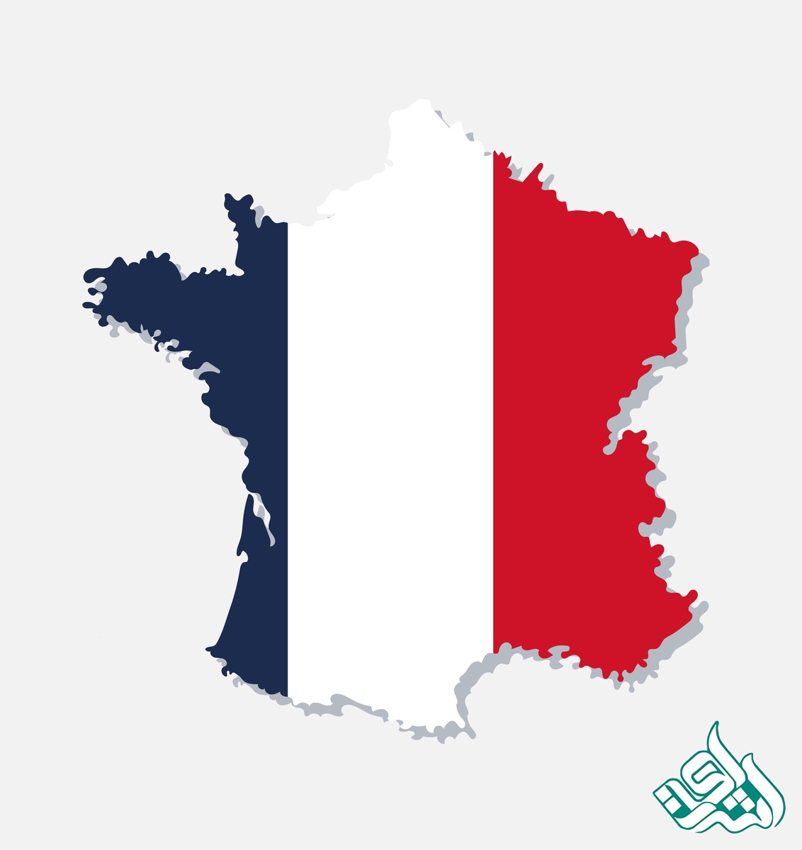 نقشه فرانسه