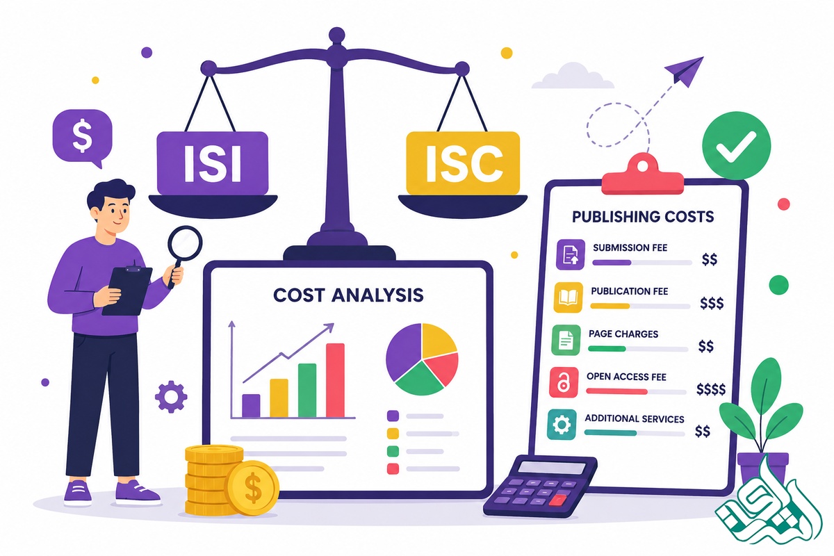 هزینه‌های چاپ در ISI و ISC