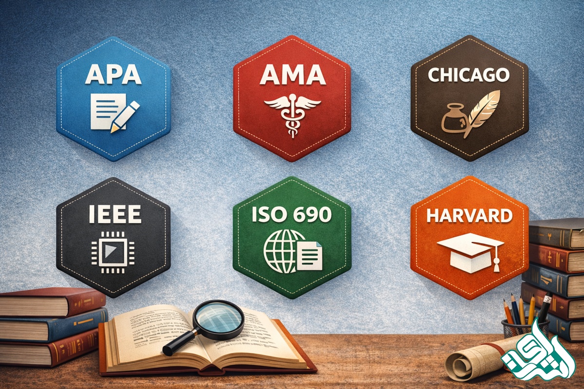 انواع سبک های رفرنس نویسی
