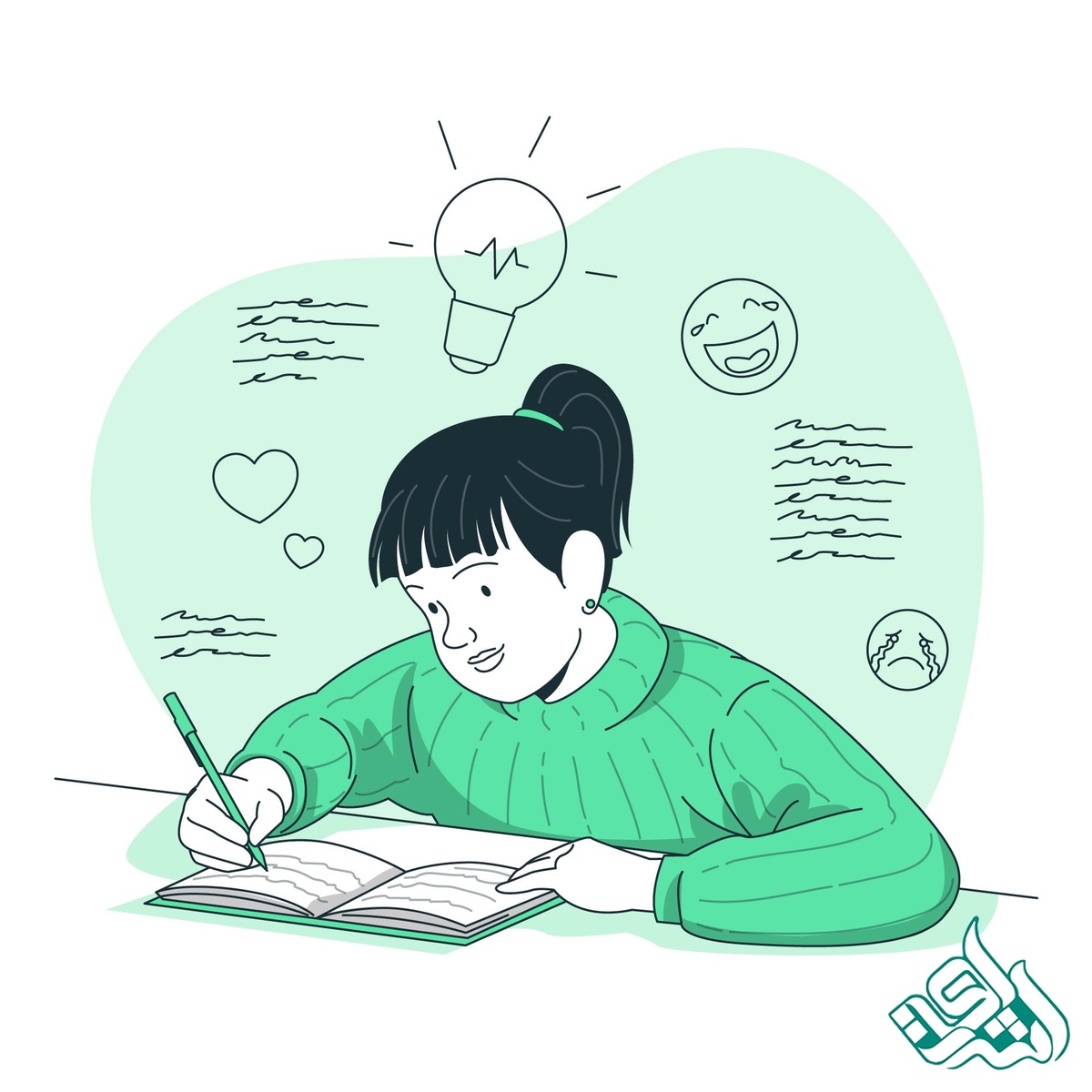 نوشتن کتاب داستان
