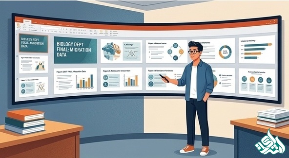 ترتیب و محتوای اسلایدها