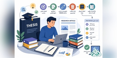 آموزش استخراج مقاله از پایان‌نامه | راهنمای جامع تبدیل پایان‌نامه به مقاله علمی قابل چاپ