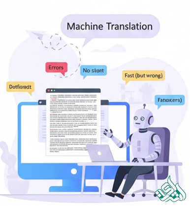تفاوت با ترجمه ماشینی