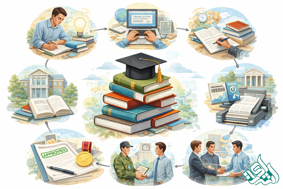 کسری خدمت با چاپ کتاب