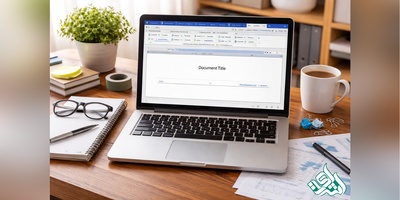 نحوه نوشتن هدر و فوتر (Header & Footer) مقاله در Word